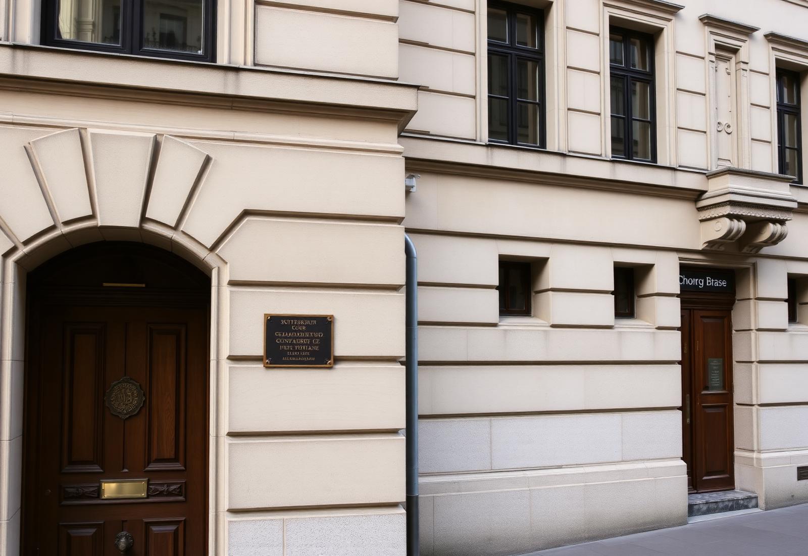 Fassade an der Bahnhofstrasse in Zürich